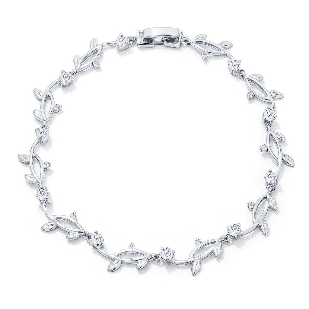 Vine Cubic Zirconia Bracelet