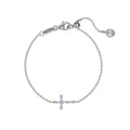 Eden Baguette Cross Bracelet