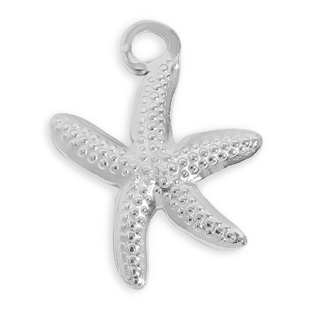 18K Gold PVD Stainless Steel Starfish Charm