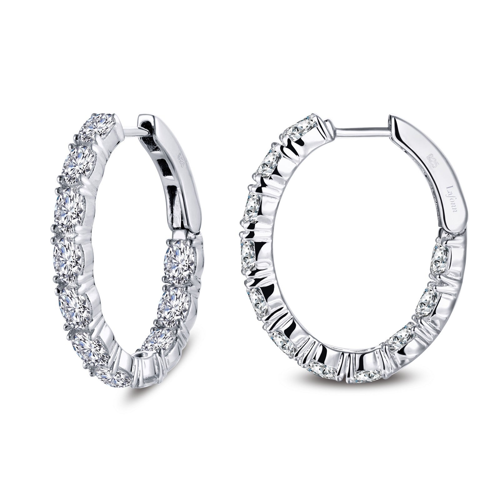 20mm x 25mm Oval Hoop Earrings