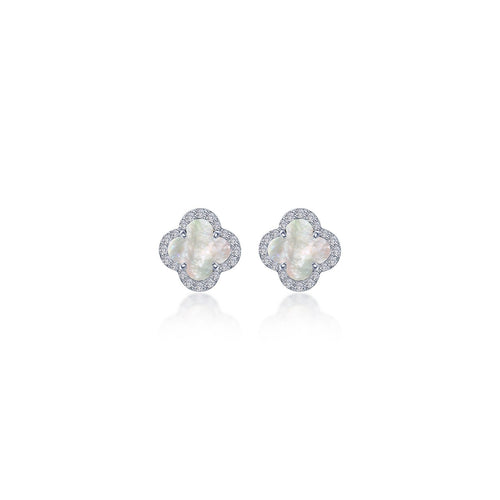 0.4 CTW Halo Stud Earrings