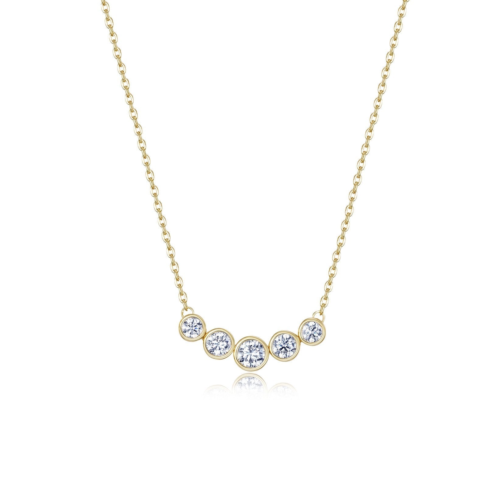Olive Bezel Necklace