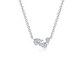 1.61 CTW Three-Stone Necklace