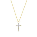 Eden Baguette Cross Necklace