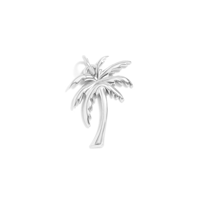 18K Gold PVD Stainless Steel Palm Tree Charm