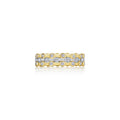 3-Piece Bezel-Set Eternity Ring Set