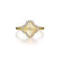 Golden Clover Ring