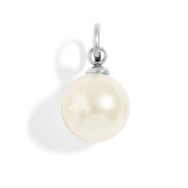 Glass Pearl Charm